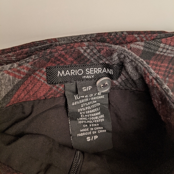 Gorgeous thick plaid waist skirt with lining. - Picture 2 of 6